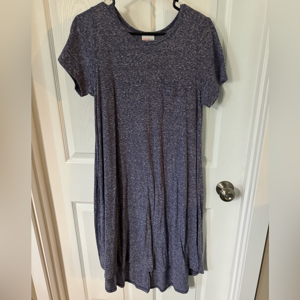Blue LuLaRoe Dress, Size Small